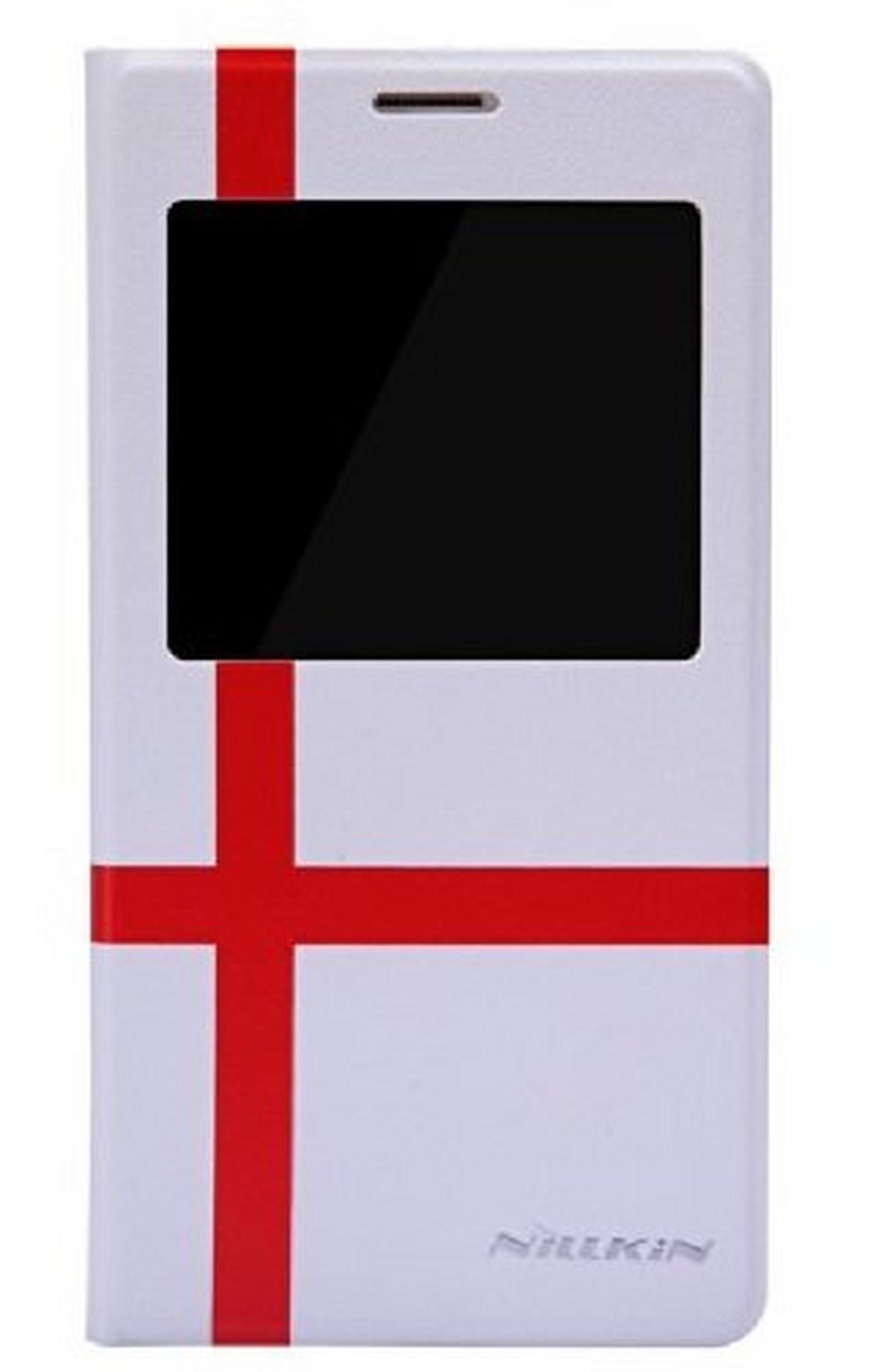 غطاء السامسونج جالاكسي أس ٥ جلد من نيلكين - علم انجلترا