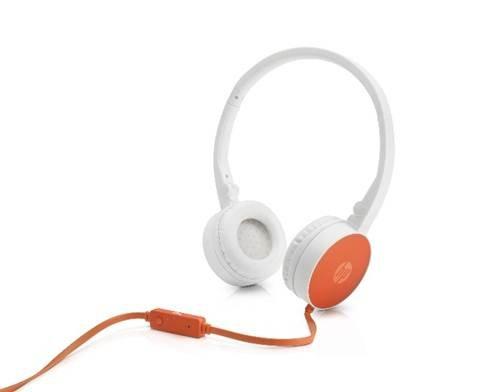 HP H2800 Ear Cup Headset - Orange