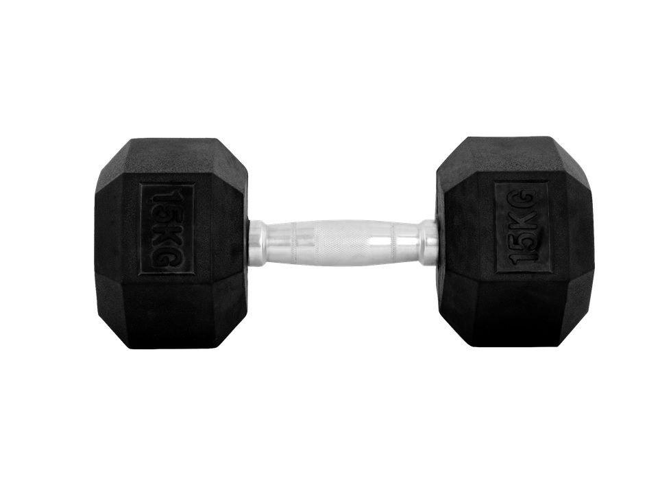 Wansa, 15kg Training Dumbbell, DF018-15KG – Black