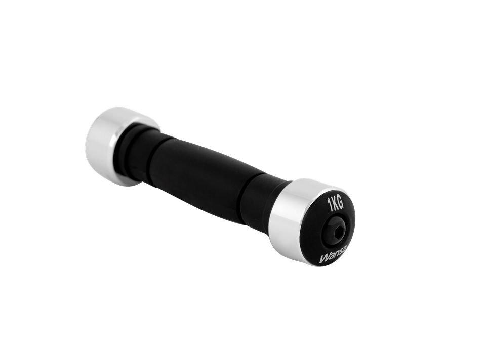 دمبل للتمرينات الرياضية بوزن 1 كيلو جرام من ونسا (DF002) - فضي