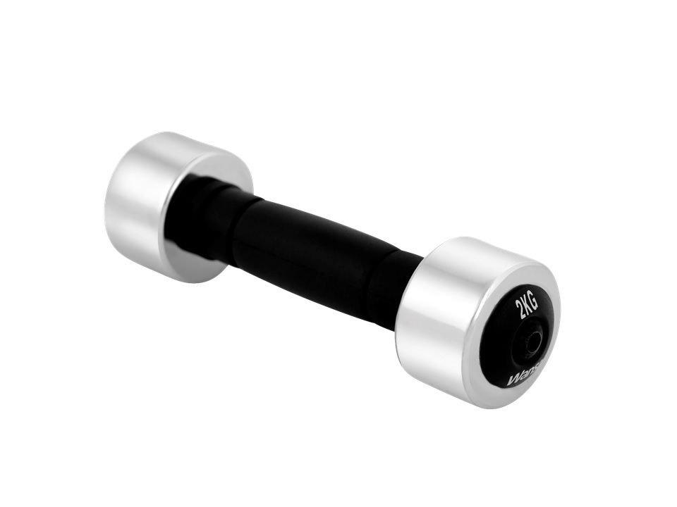 دمبل للتمرينات الرياضية بوزن 2 كيلو جرام من ونسا (DF002) - فضي