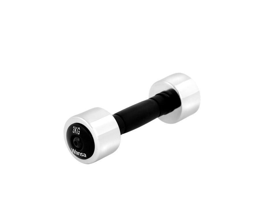 Buy Wansa 3kg training dumbbell (df002) - silver in Kuwait