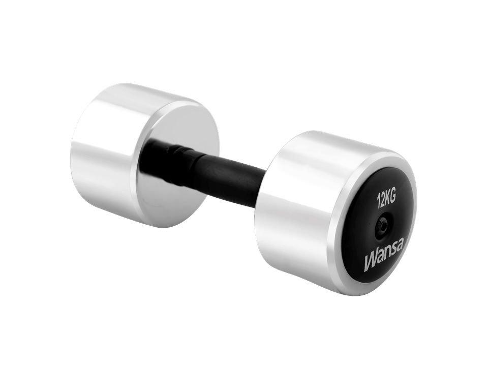 دمبل للتمرينات الرياضية بوزن 12 كيلو جرام من ونسا (DF002) - فضي