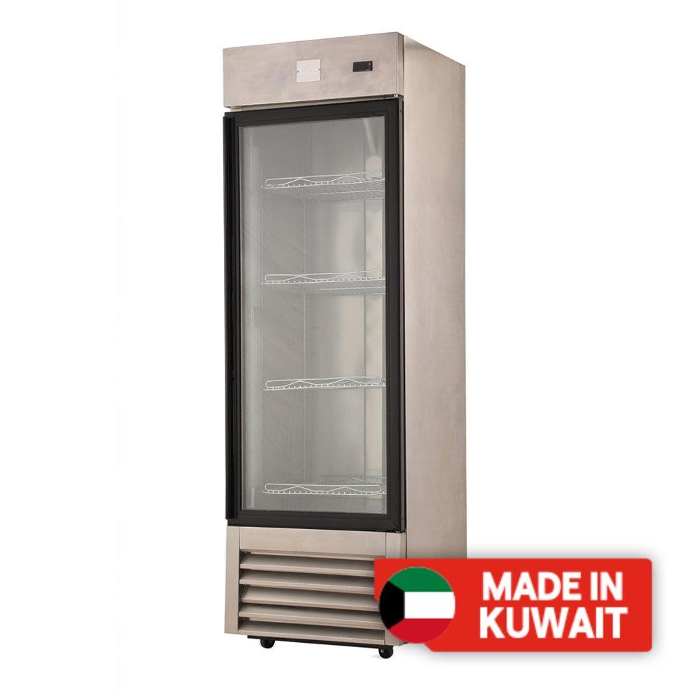 Buy Wansa window refrigetor, 14cft, 400-liters, 1gdas - stainless steel in Kuwait