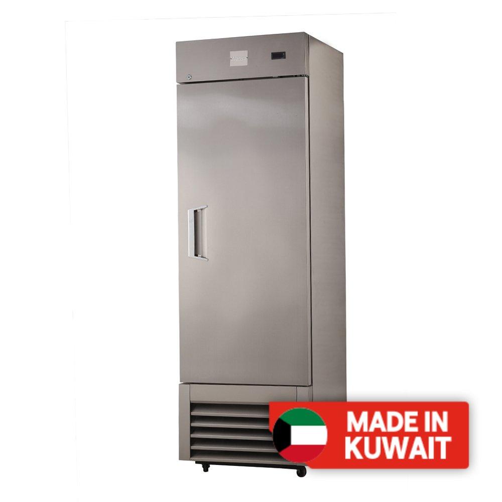 Buy Wansa single door refrigerator, 14cft, 400-liters, 1das - stainless steel in Kuwait