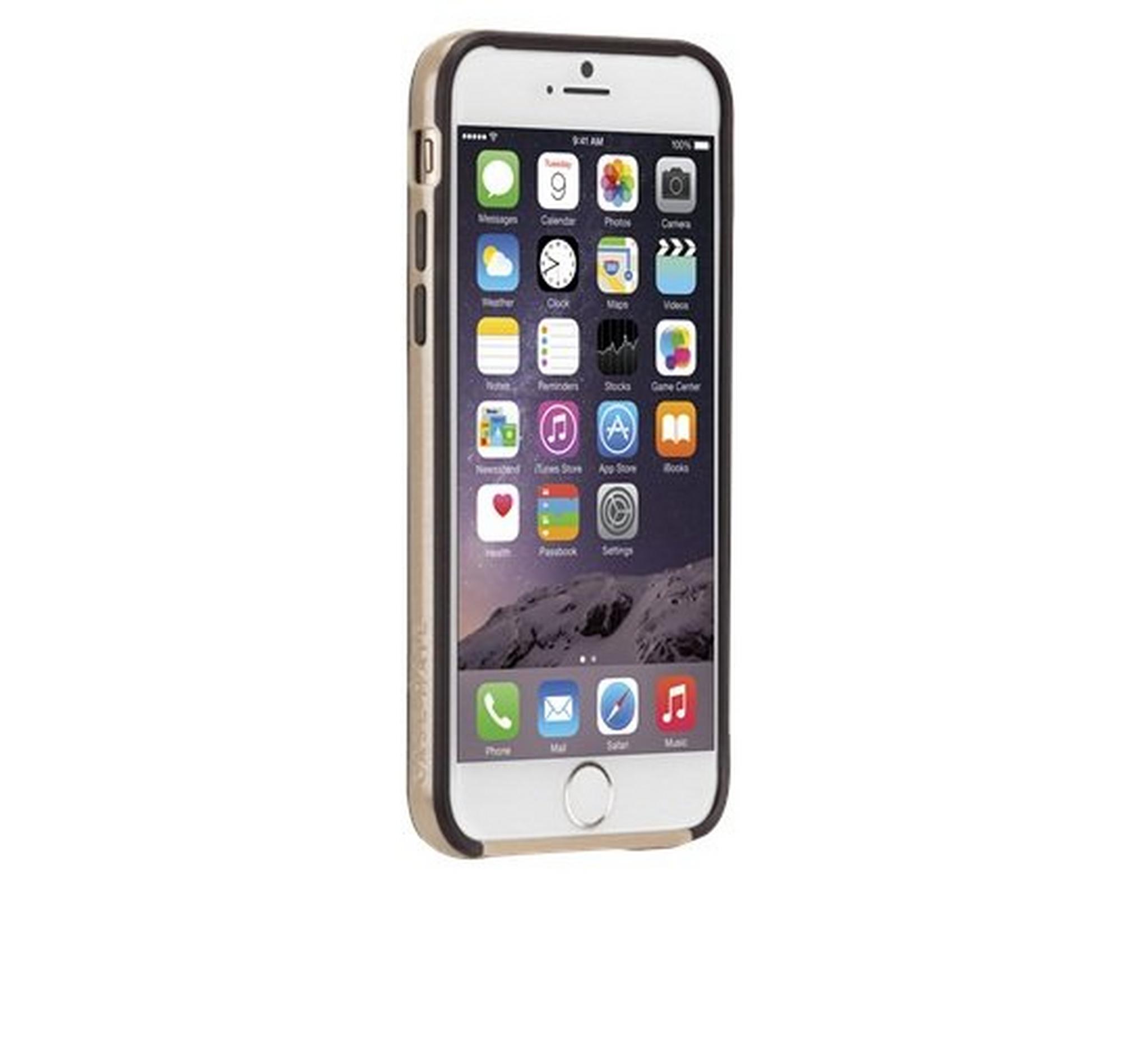 Case Mate Tough Frame Bumper for iPhone 6 - Gold/black