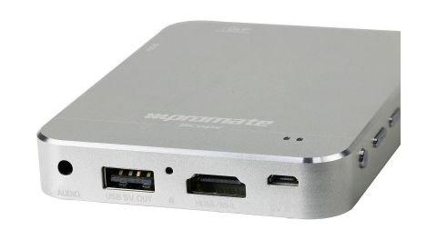 Promate Scope Ultra-portable Mini DLP Projector with Built-in 2800mAh Back-up Battery