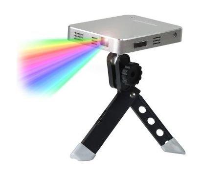 Promate Scope Ultra-portable Mini DLP Projector with Built-in 2800mAh Back-up Battery
