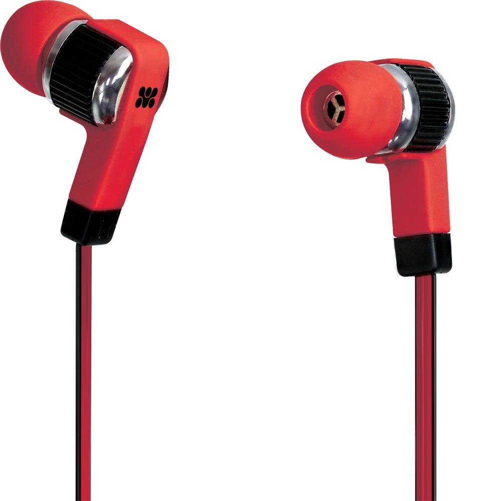 Promate Swish Universal Trendy Stereo Headphones Red
