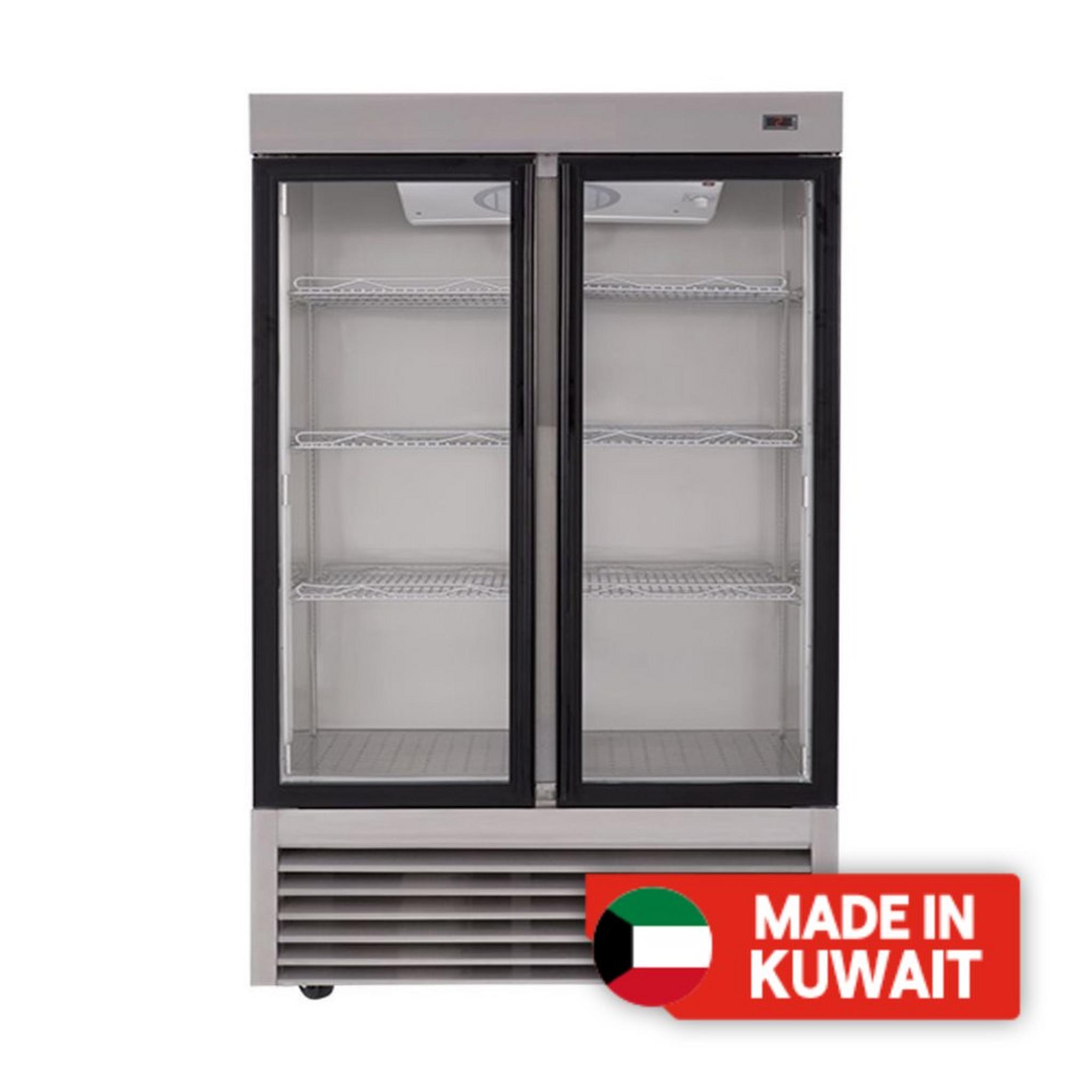 Wansa 34 Cft. Window Refrigerator (2GDHAS) - Stainless Steel