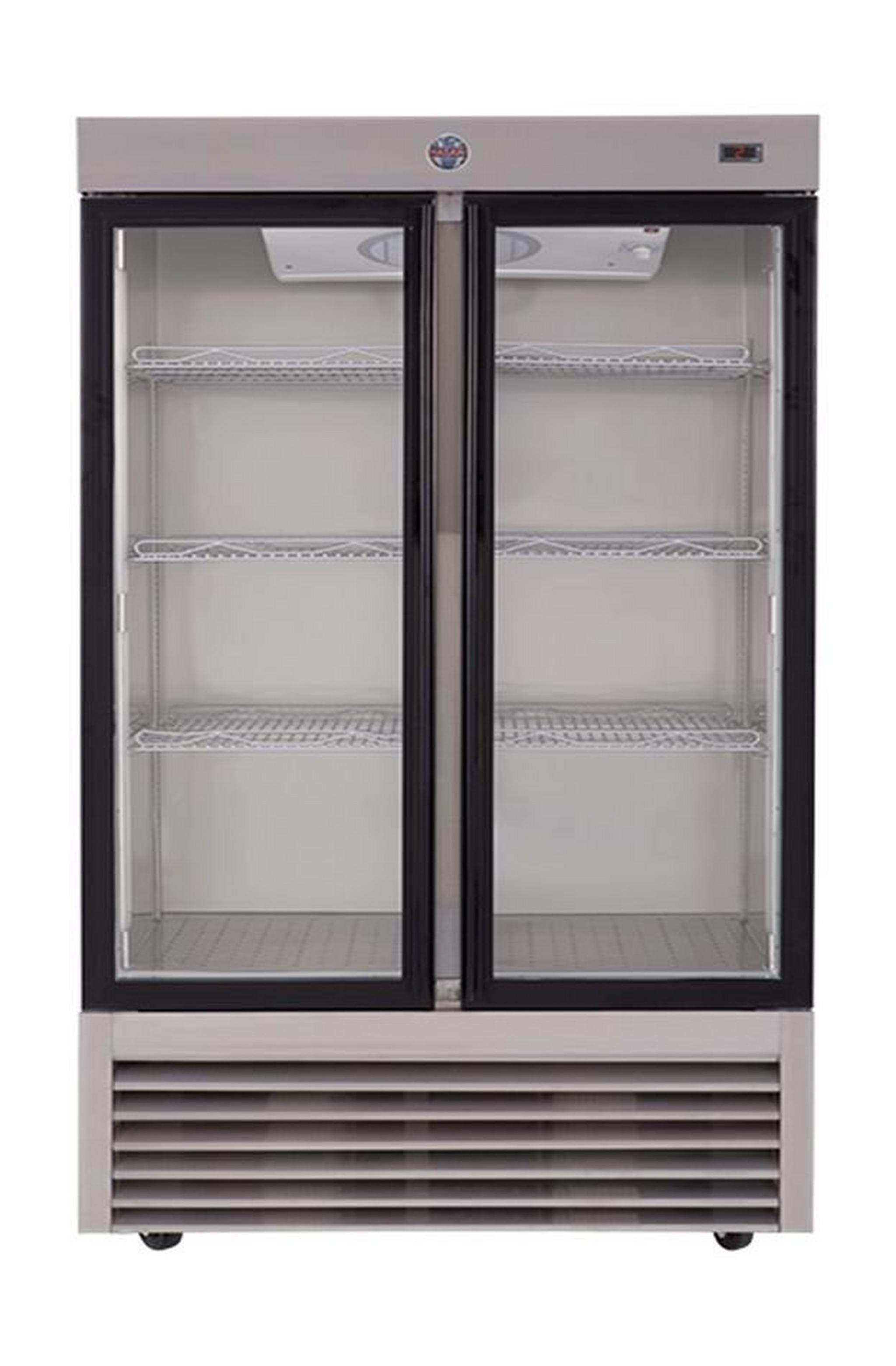 Wansa 34 Cft. Window Refrigerator (2GDHAS) - Stainless Steel