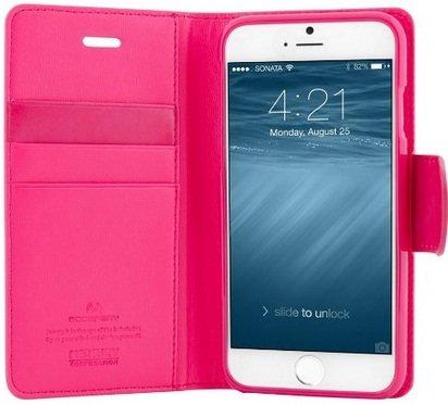 Goospery  Diary Sonata Case for iPhone 6 Hot Pink