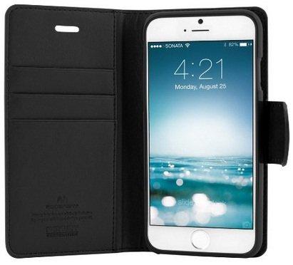 Goospery  Diary Sonata Case for iPhone 6 Plus Black