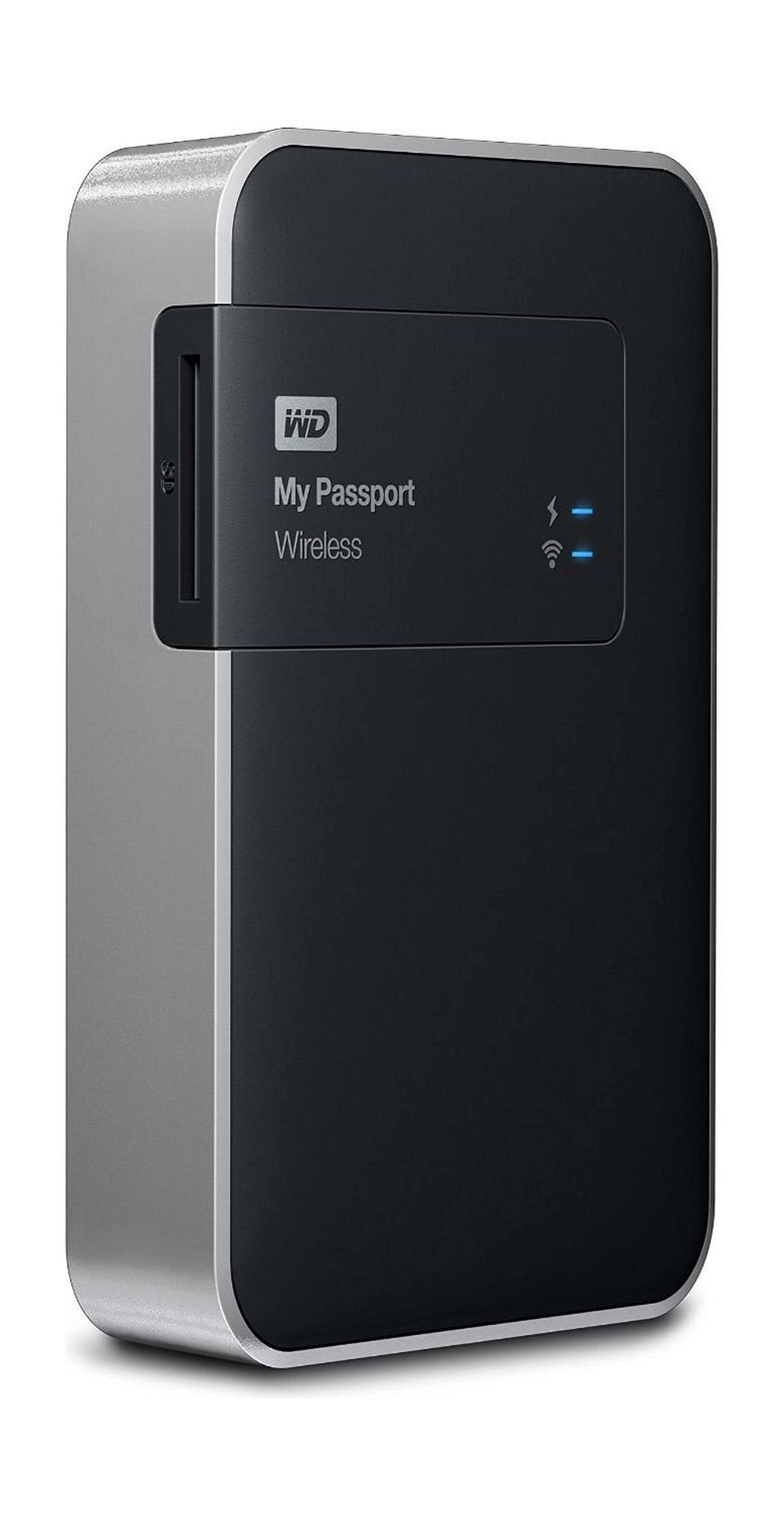Western Digital My Passport 2TB Wi-Fi Mobile Storage Hard Disk - Black - WDBDAF0020BBK