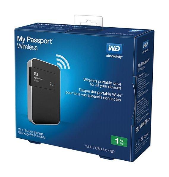 WD My Passport 1TB 3.0 2.5-inch Portable Hard Drive (WDBK8Z0010BBK) - Black