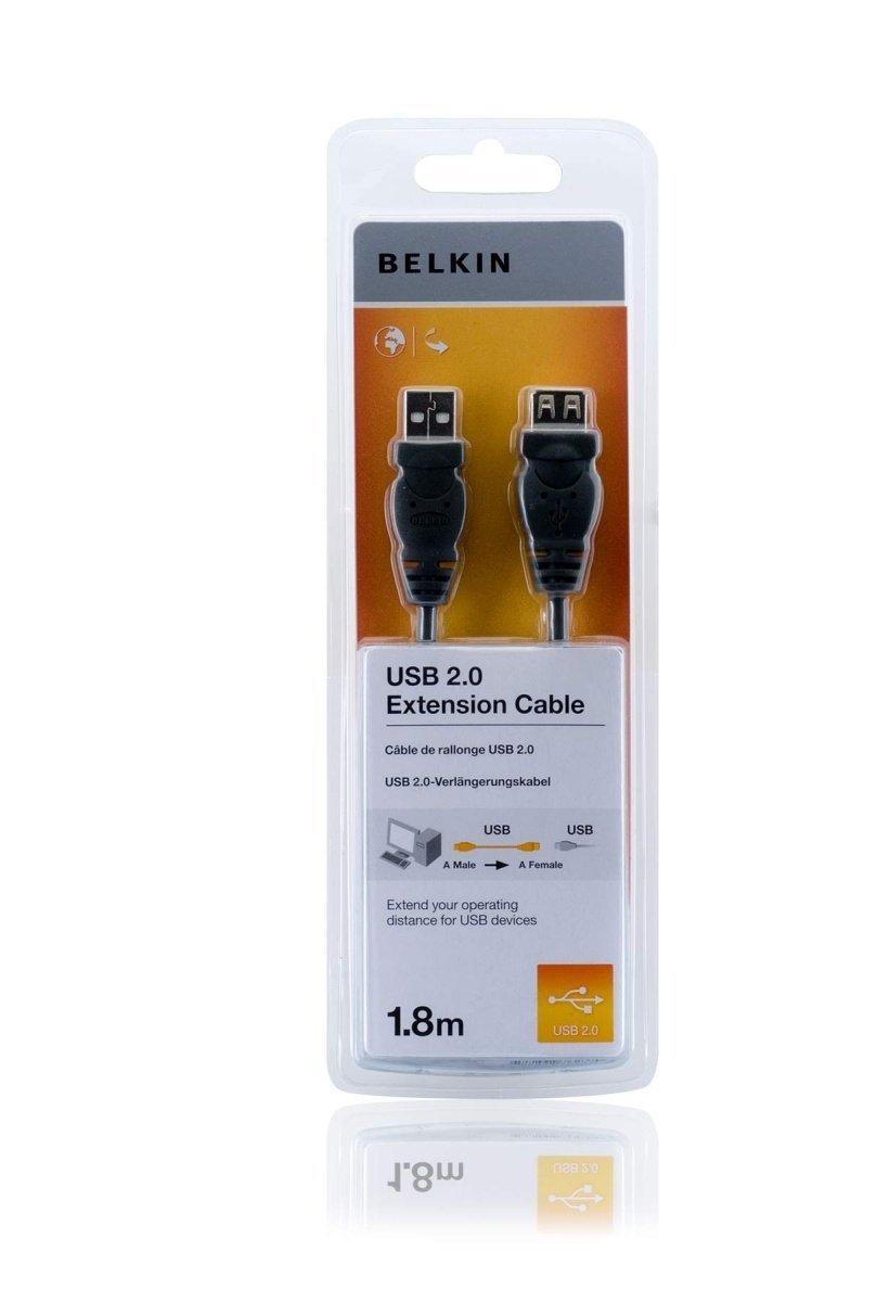 Belkin USB 2.0 Extension 6ft Cable (F3U153CP1.8M)