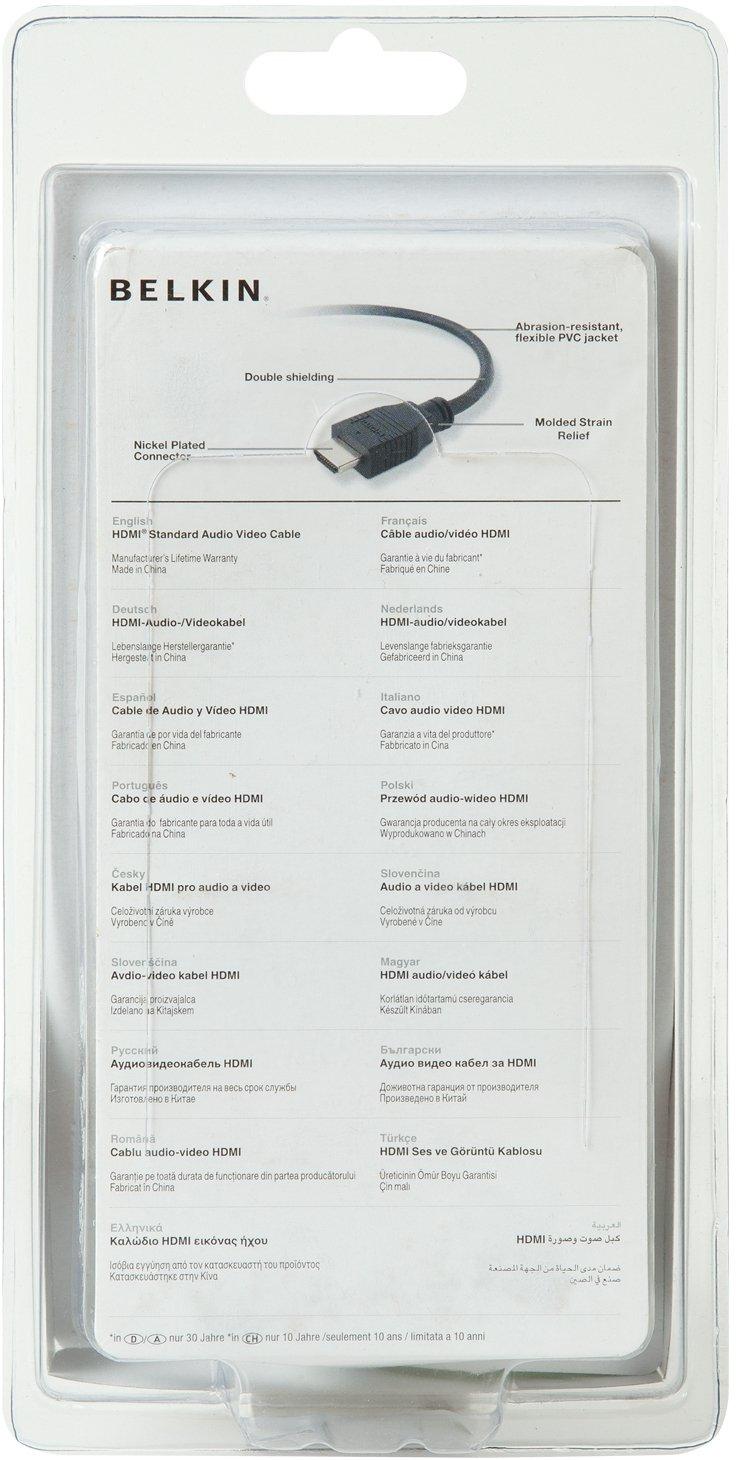 Belkin HDMI to HDMI 1.5m Cable - Black (F3Y017CP1.5MBLK)