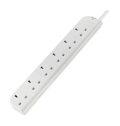 Belkin E-Series 6 Socket 3M SurgeStrip (F9E600UK)