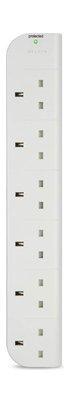 Belkin E-Series 6 Socket 3M SurgeStrip (F9E600UK)