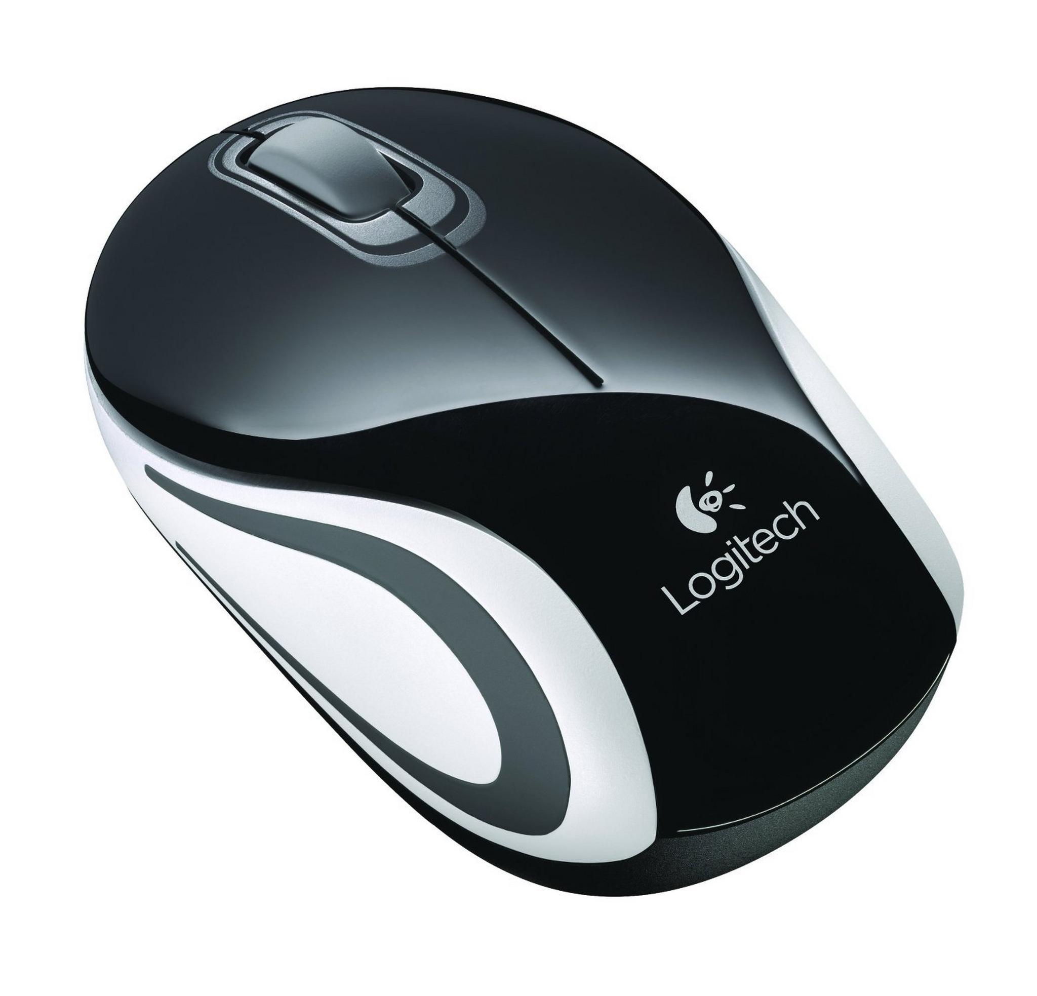 Logitech M187 Mini Wireless Mouse - Black