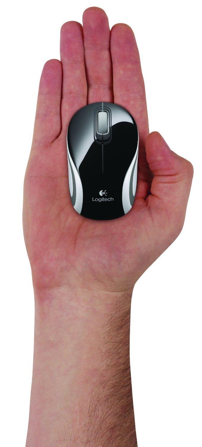 Logitech M187 Mini Wireless Mouse - Black