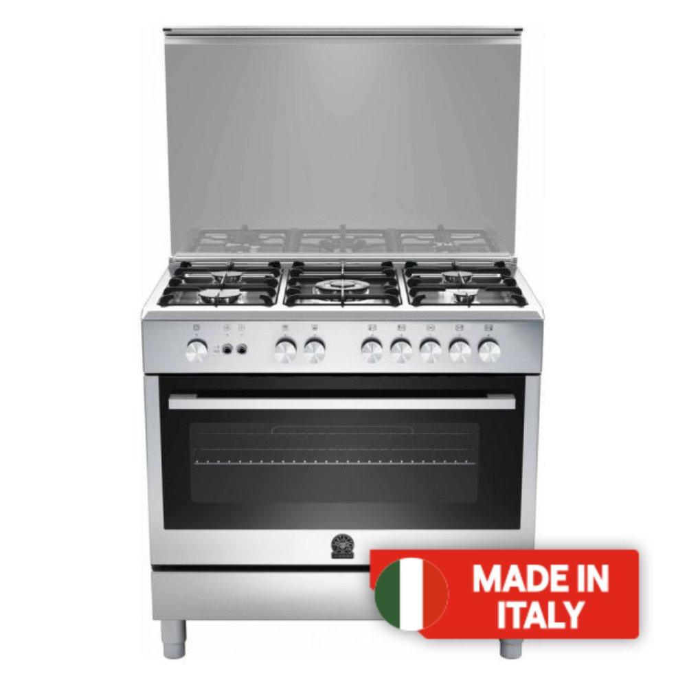 Lagermania 5 Burners Floor Standing Gas Cooker, 90x60cm, TUS95C81CX