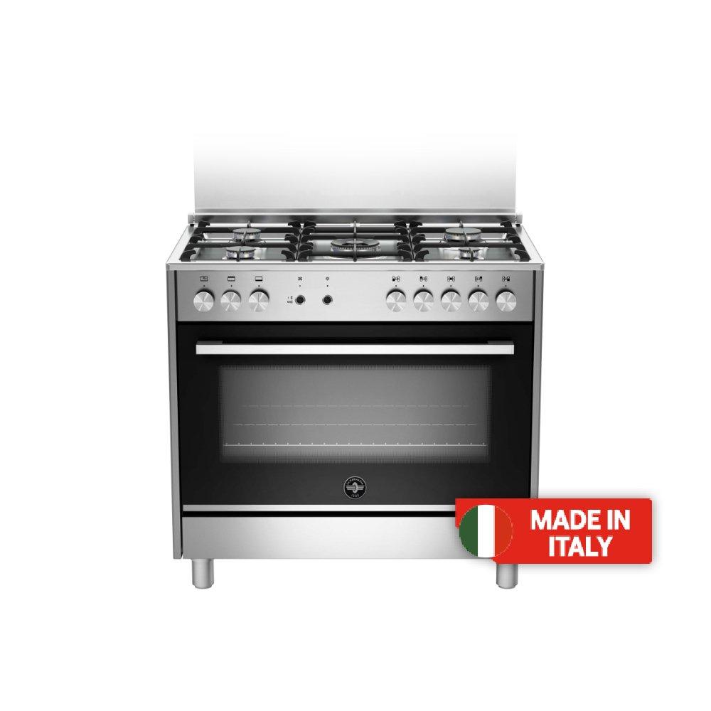 Lagermania 5 Burners Floor Standing Gas Cooker, 90x60cm, TUS95C81CX