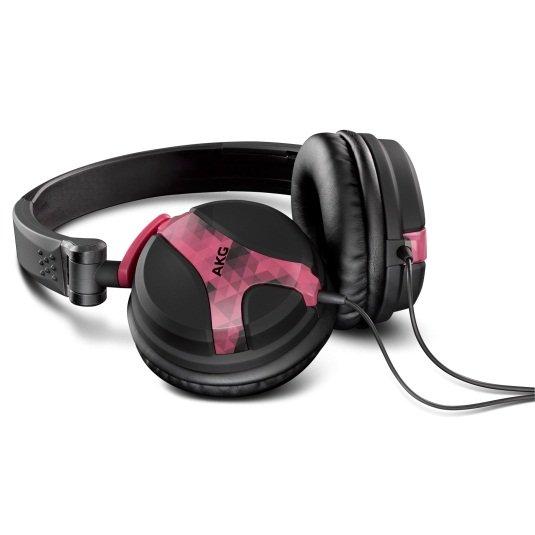 AKG K518 Delta Portable Wired DJ Headphones - Red