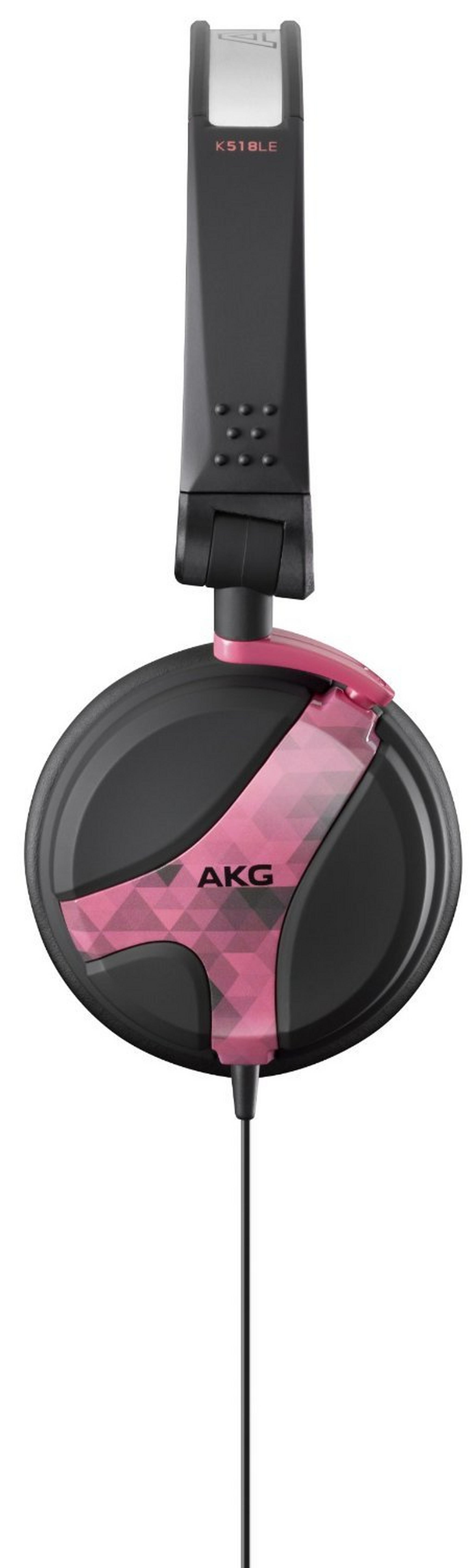 AKG K518 Delta Portable Wired DJ Headphones - Red