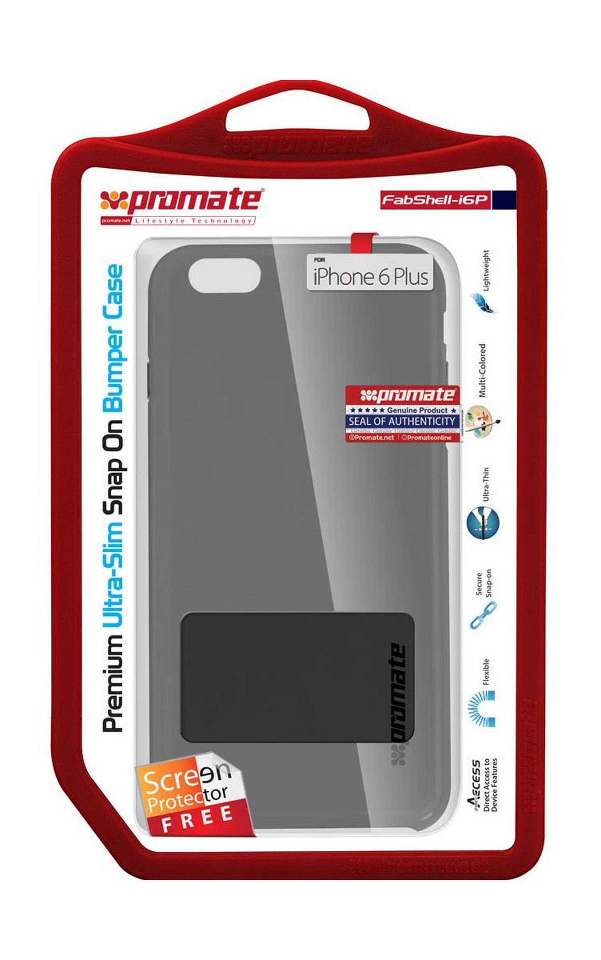 Promate Fabshell Protective Snap-on Case for iPhone 6 Plus - Black