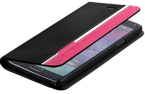 Promate Teem-N4 Premium Leather Case for Galaxy Note 4 - Black