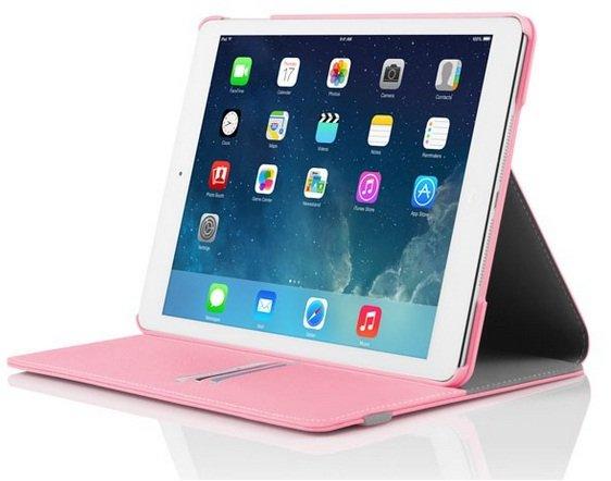 Incipio Watson Case Folio for iPad Air + Screen Protector - Pink