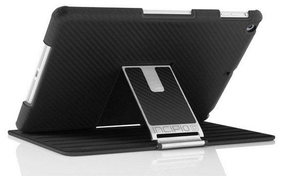 Incipio Flagship Folio Case for IPad Air + Screen Protector - Black