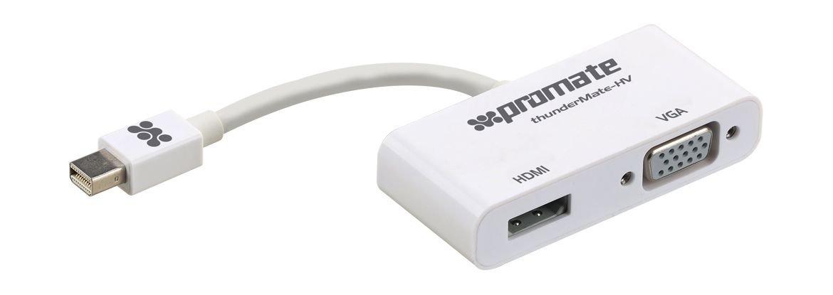 Promate Thundermate HV MiniDisplay Port  to HDMI and VGA Cable Adapter