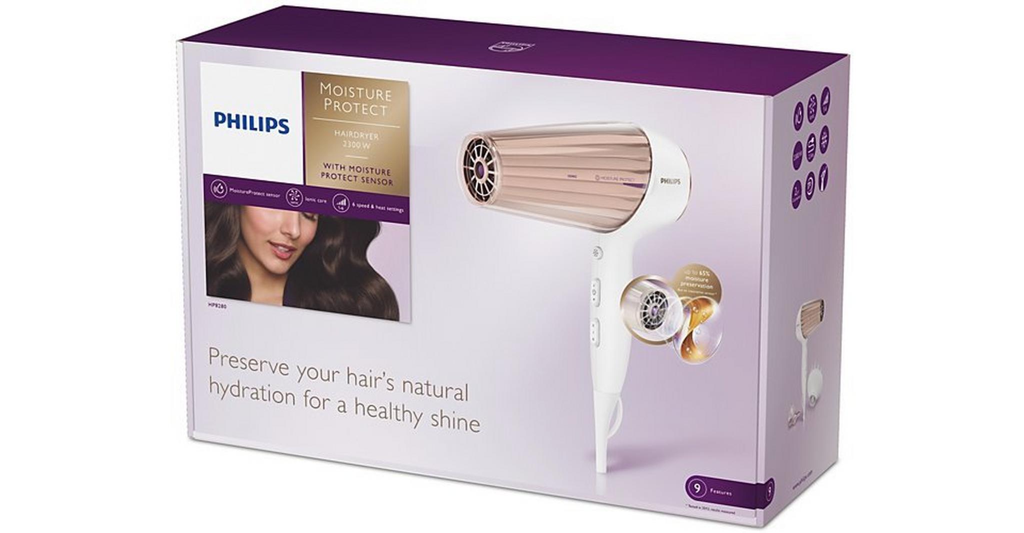 Philips HP8280/03 MoistureProtect Hair Dryer - 2300W