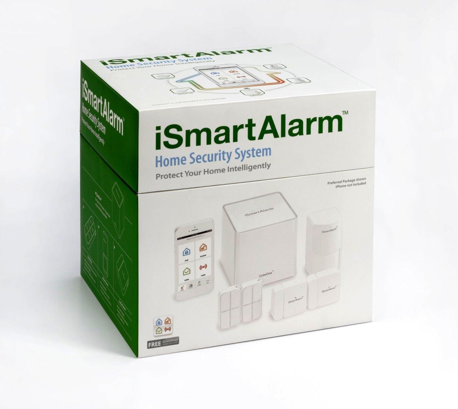 iSmartAlarm iSA3 Preferred Package Home Security System - White