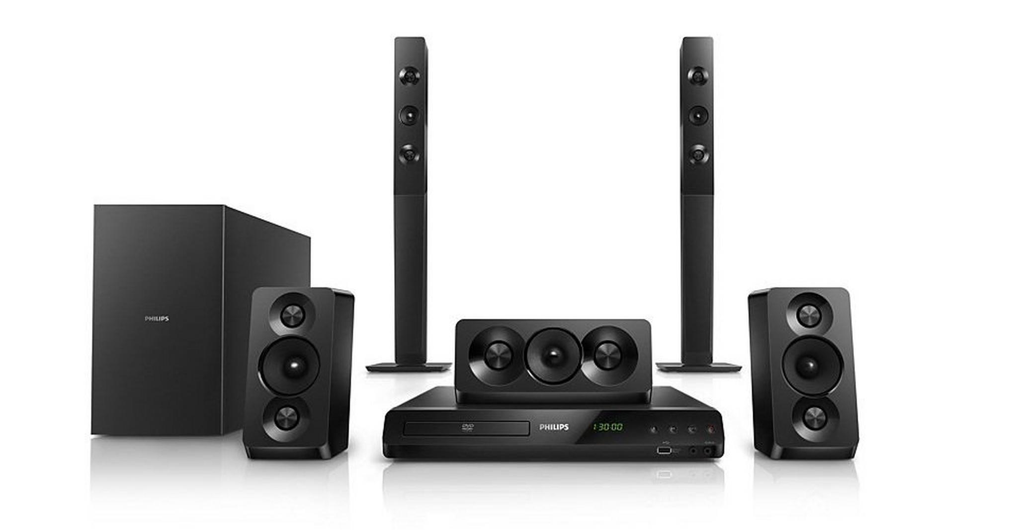 Philips DVD Home Theater System 5.1 Channel 1000W - HTD5550/98