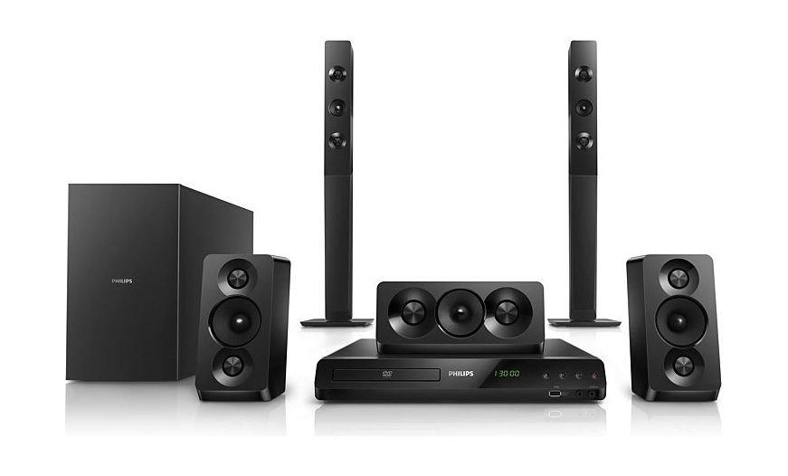 Philips DVD Home Theater System 5.1 Channel 1000W HTD5550/98 Price in