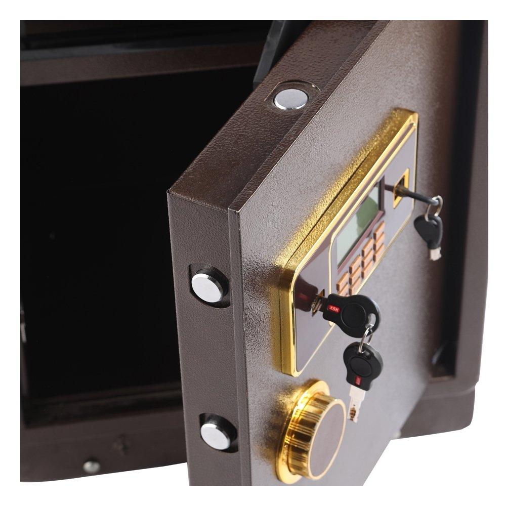 خزنة إلكترونية مقاومة للسرقة من ونسا، SF-5002 - بني