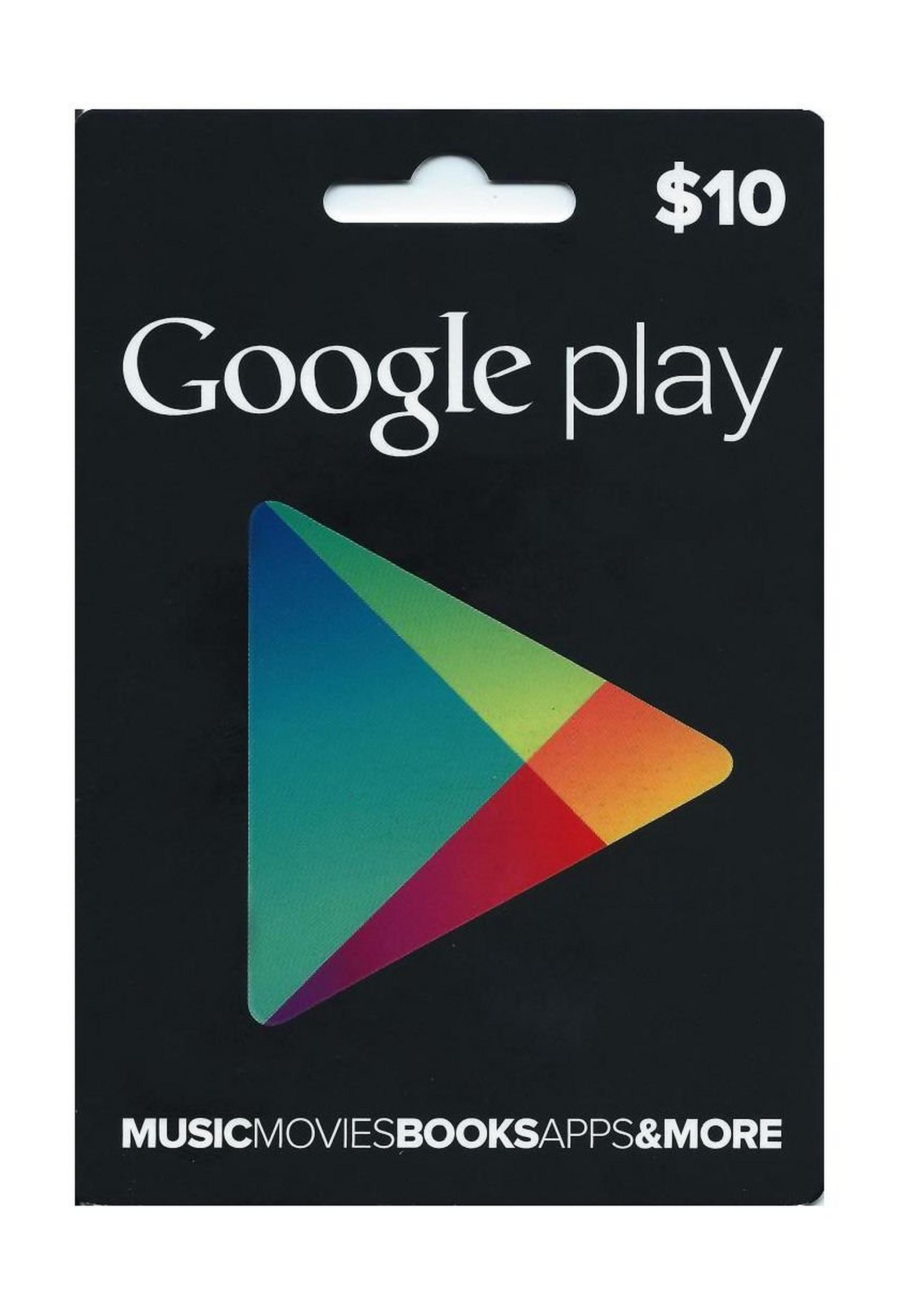 Google Play Internet Cards $10 (U.S. Account) - Instant Code Delivery
