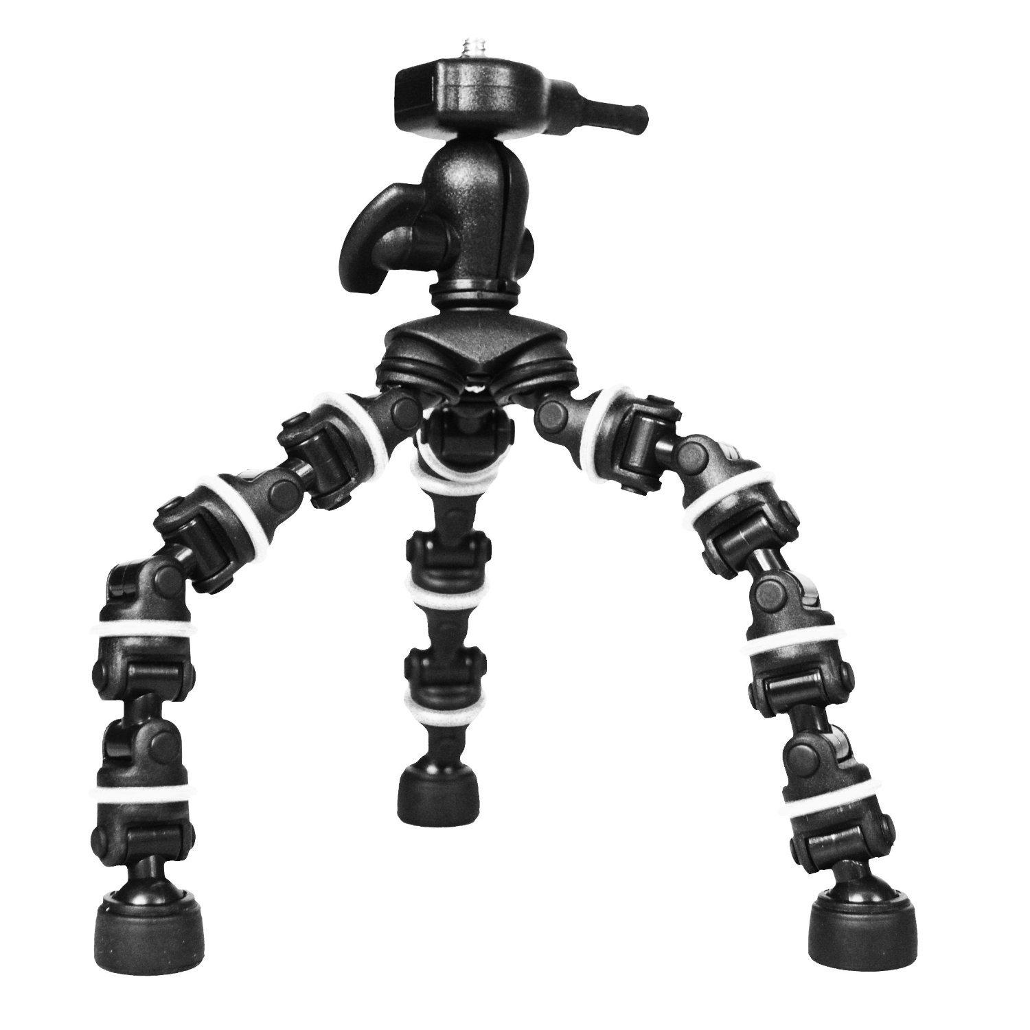 بينديبود حامل كاميرا مرن وثلاثي القوائم من باور - أسود/أبيض - ST105