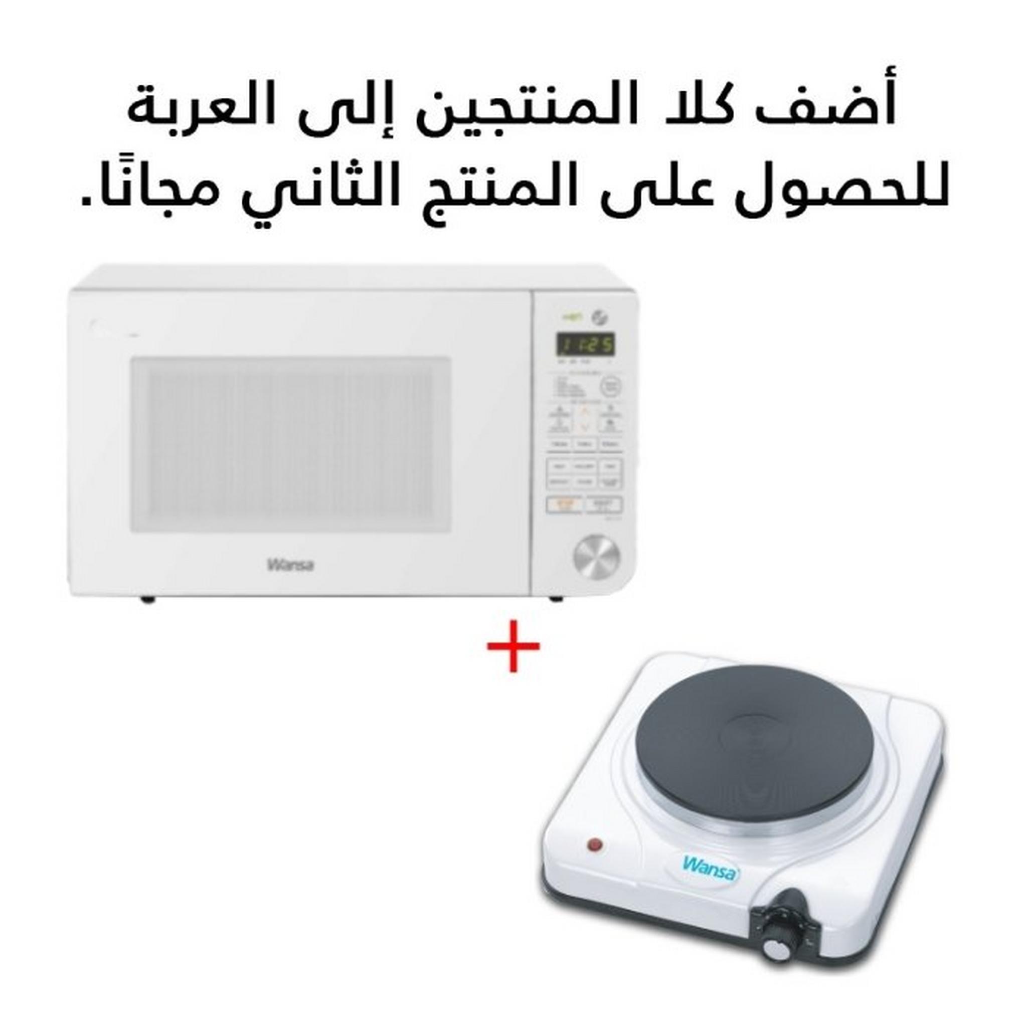 Wansa MR-5002 Microwave 31 Liters 1000Watts - White