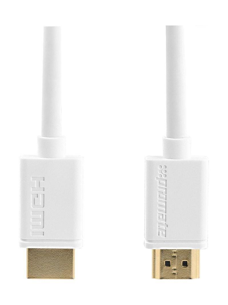 Promate Linkmate H-1 Premium Flexshield HDMI Cable 1.5 meter - White