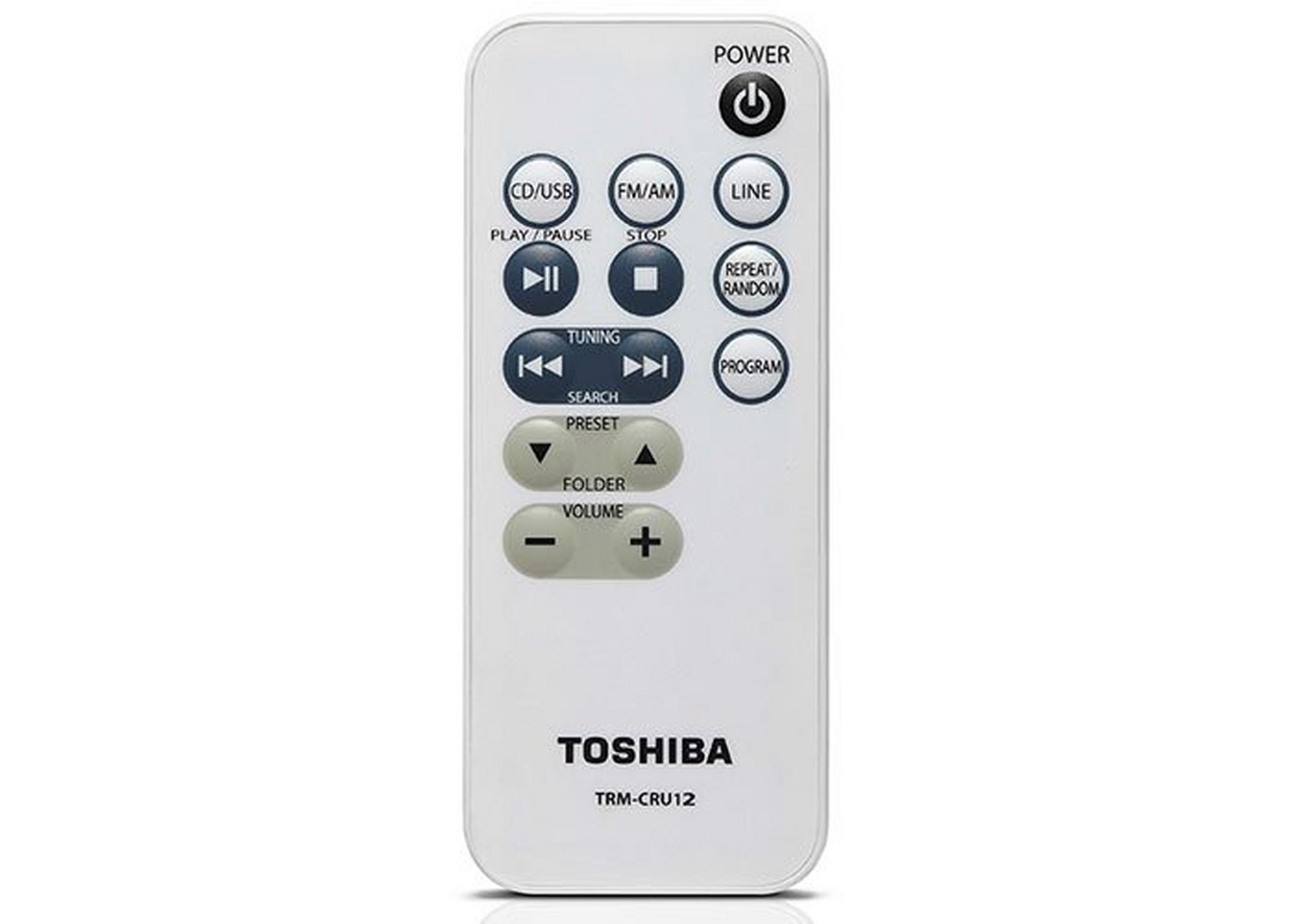 Toshiba TY-CRU12 Portable CD/Radio Player with Remote 13W - Blue