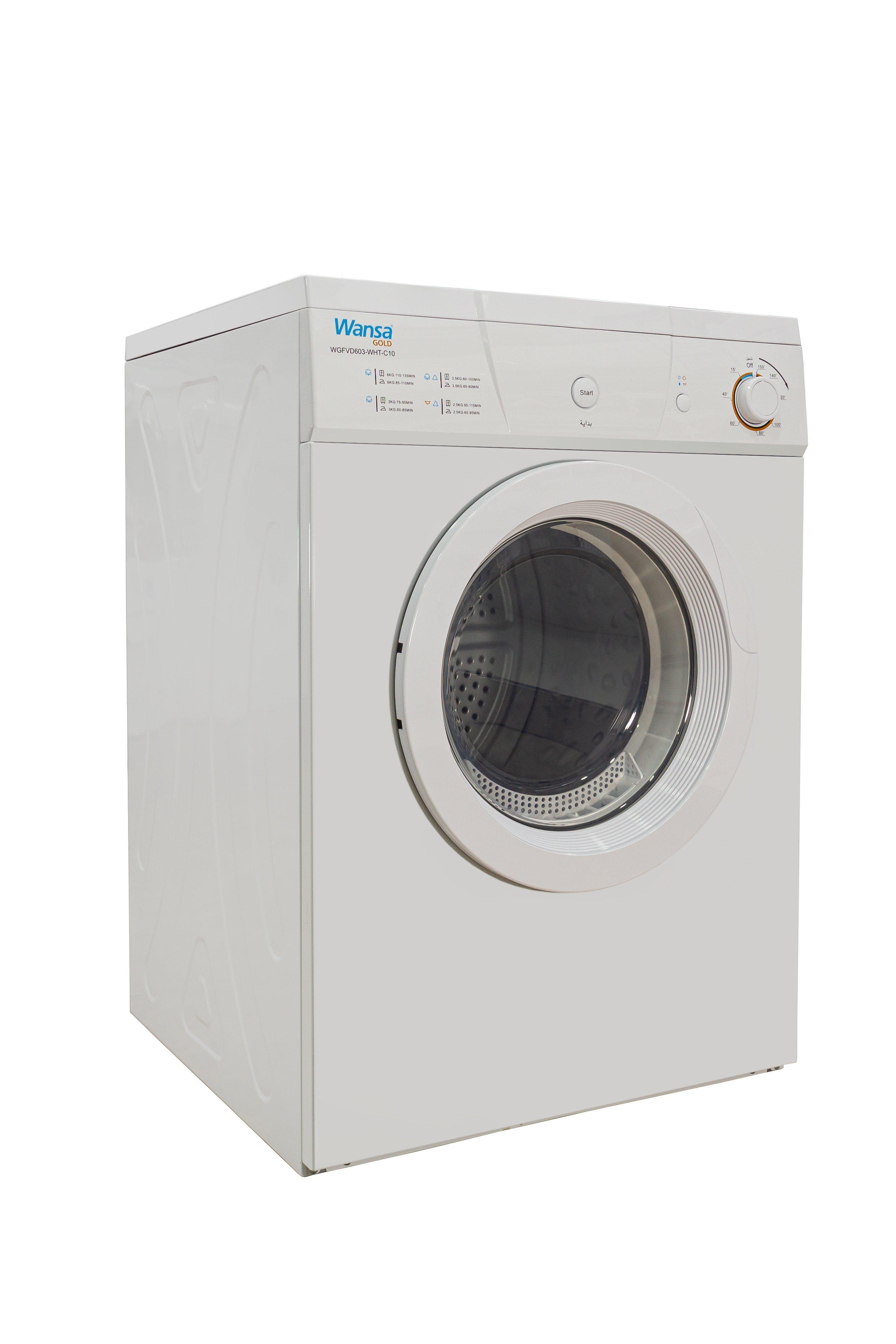 Wansa Gold WGFVD603 Air Vented Dryer 6kg - White
