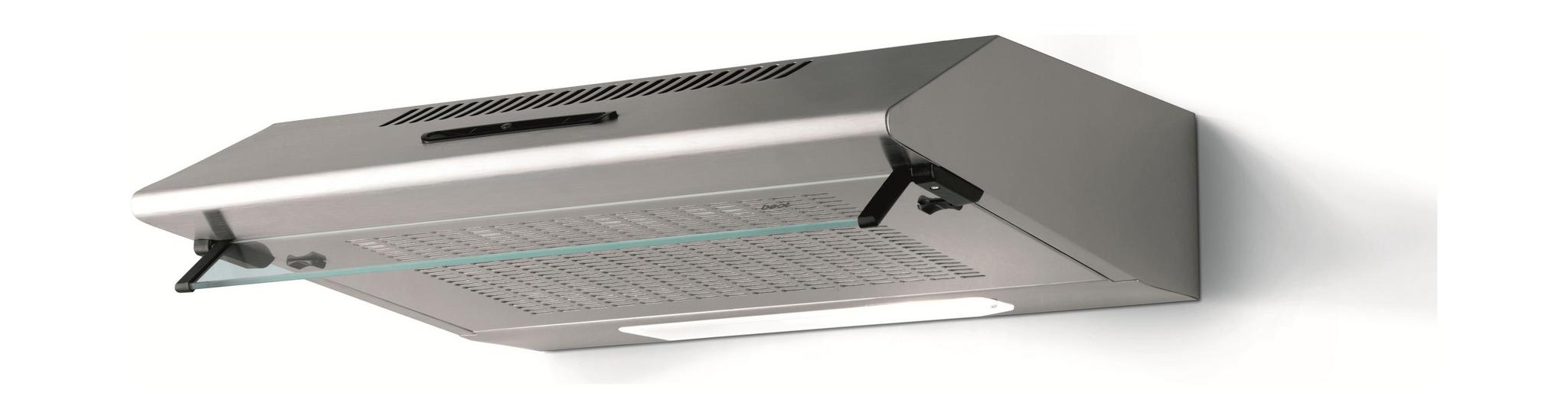 Lagermania 90x60cm 5-burner Gas Cooker and Oven + Lagermania 90 x 60 Cooker Hood Stainless Steel