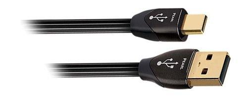 كابل بيرل ميكرو-يو إس بي ١.٥ متر ــ يدعم تقنية التوصيل والتشغيل من أوديوكويست ــ أسود