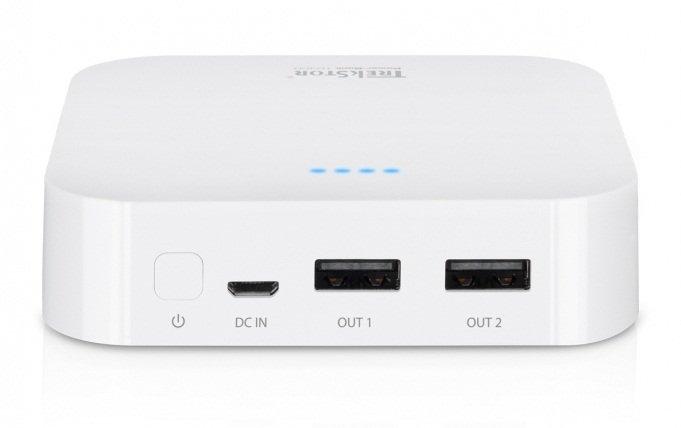 Trekstor 10400 mAh Power Bank - White