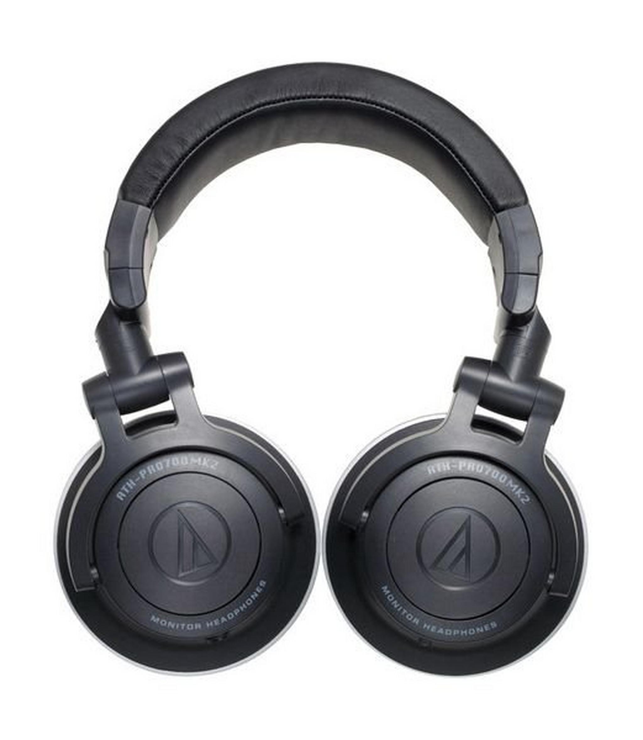 Audio-Technica ATH-PRO500MK2BK Professional DJ Monitor Wireless Headphones - Black