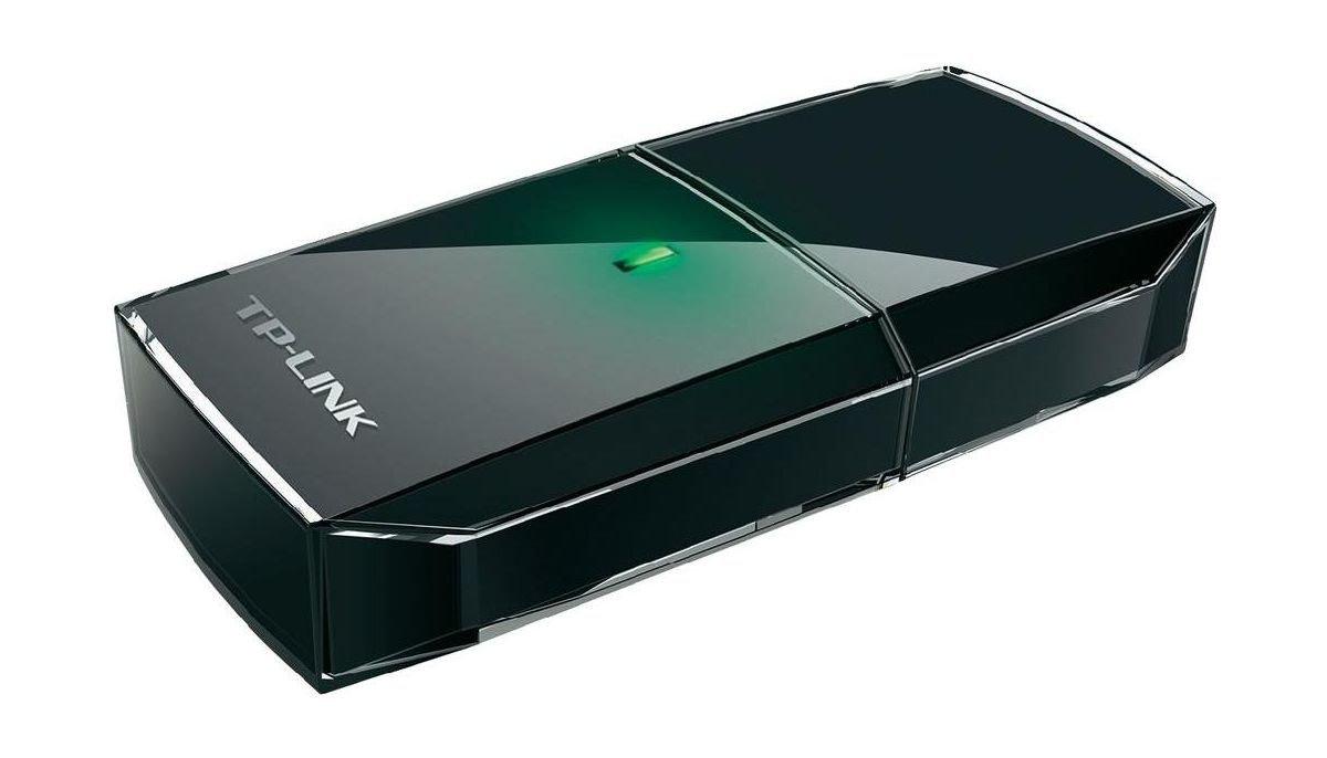 مهايئ من تي بي-لينك، لاسلكي، مزدوج النطاق، ARCHER T2U - أسود